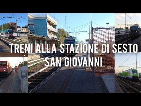 TRENI ALLA STAZIONE DI SESTO SAN GIOVANNI