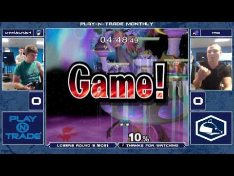 PlayNTrade Monthly 2 Melee Singles - Oranjecrush (Marth) vs PNIS (Falco/Fox) - Loser's Bracket