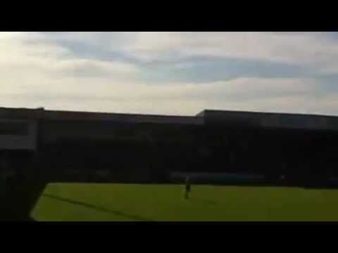 Blades fans at Scunthorpe away!