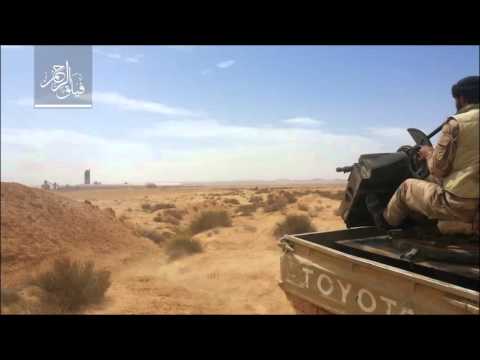 اشتباكات بين لواء الصناديد التابع لفيلق الرحمن وتنظيم داعش في القلمون الشرقي في ريف دمشق