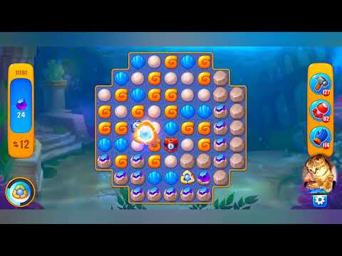 фишдом 2023  #  11181 уровень - прохождение без бустеров # Fishdom,   11181  level - no Boosters.