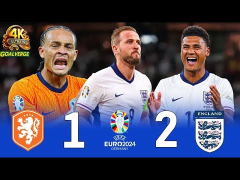 Netherlands 1-2 England | 4K UHD 2160P | Euro 2024 Semi-Final Extended Highlights