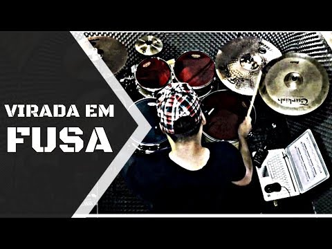 VIRADA EM FUSA - AULA DE BATERIA