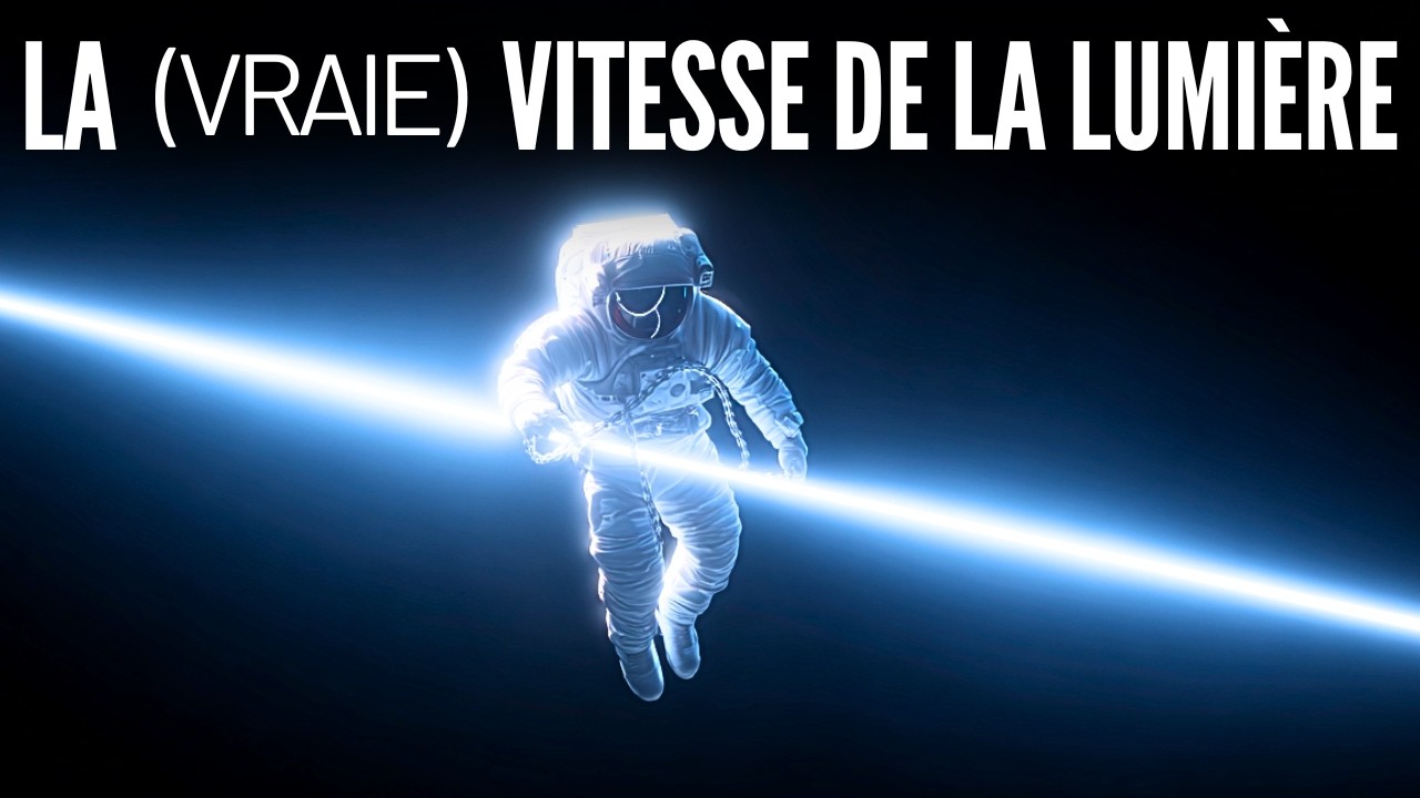 La PREUVE qu'on s'est trompé sur la VITESSE de la LUMIÈRE