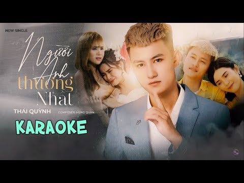 Người Anh Thương Nhất - Thái Quỳnh | Karaoke Beat Chuẩn