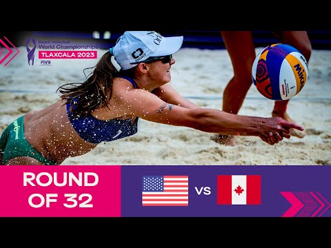 Pavan/McBain vs. Nuss/Kloth - Round of 32 Highlights | Tlaxcala 2023 #mexbeachvolley