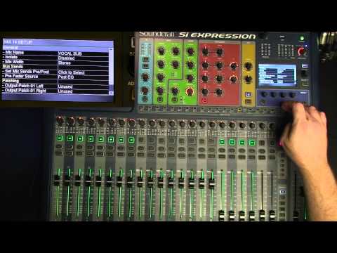 Using the Soundcraft Expression for musical theatre