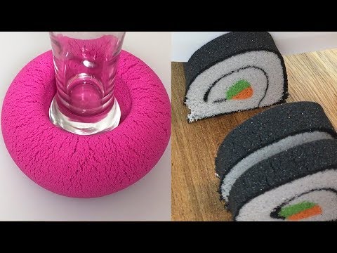 Very Satisfying Video Compilation 53 Kinetic Sand Cutting ASMR MadMattr Video