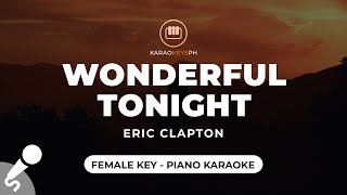 Download lagu Wonderful Tonight - Eric Clapton (Female Key - Piano Karaoke) mp3
