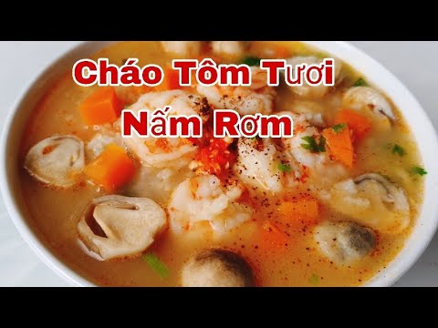 Xổ Vuông Bắt Tôm - Nấu Cháo Tôm Tươi Nấm Rơm Bổ Dưỡng Rất Ngon |Thảo Phan Vlog !!