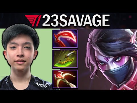 T1.23SAVAGE TEMPLAR ASSASSIN WITH 22 KILLS - DOTA 2 7.30 GAMEPLAY