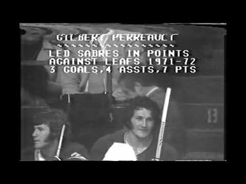 November 1 1972 NHL Hockey Buffalo Sabres Toronto Maple Leafs partial