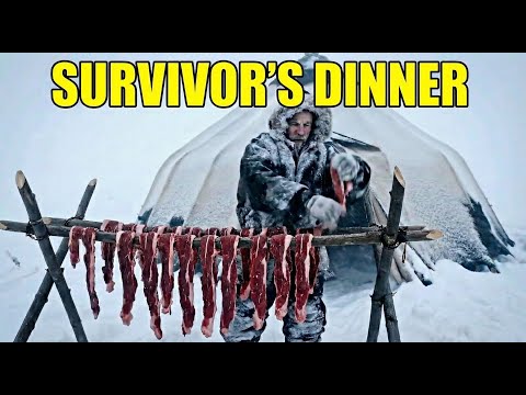 Surviving -40°C NIGHT in Primitive Yakutia Yurt