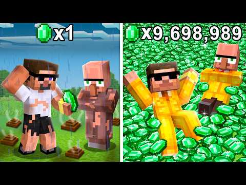 From Poor to Rich Life in Minecraft..