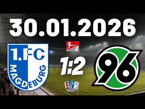 1.FC MAGDEBURG vs HANNOVER 96 (1:2) Von Fans für Fans - Emotionen pur | 30.01.2026