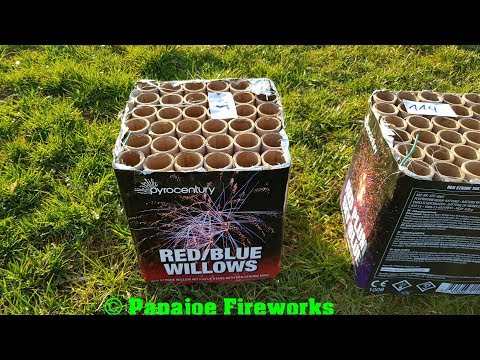 Pyrocentury / AP Feuerwerk ✪ Red Blue Willow ✪ F3