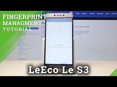 How to Add Fingerprint in LeEco Le S3 - Fingerprint Protection