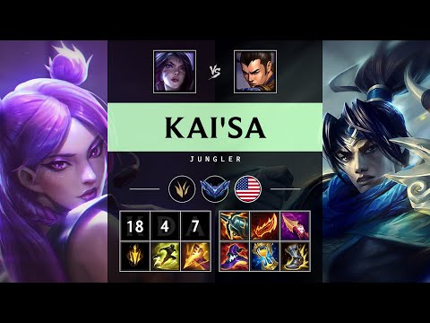 Kai'Sa Jungle vs Xin Zhao - NA Diamond Patch 25.15