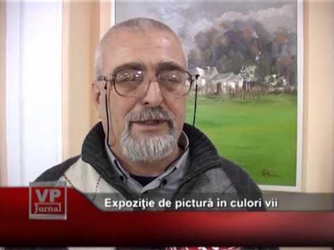 Expoziție de pictură în culori vii