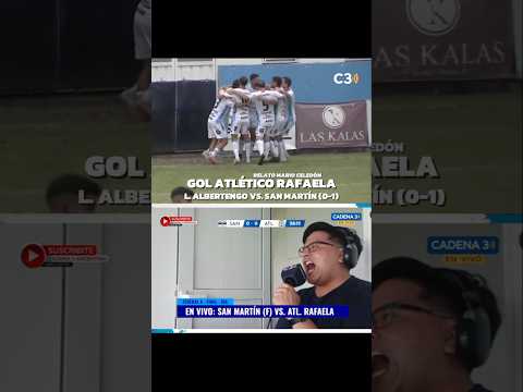 GOL ATLÉTICO RAFAELA ALBERTENGO A SAN MARTÍN DE FORMOSA | FINAL FEDERAL A | Relato Mario Celedón