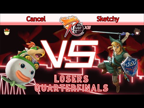 Red River Riot XIII - LQFs - Cancel (Bowser Jr., Bowser) vs Sketchy (Link, Sora)