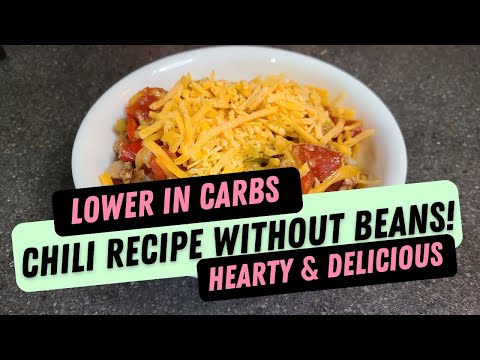 QUICK AND EASY CHILI WITHOUT BEANS!