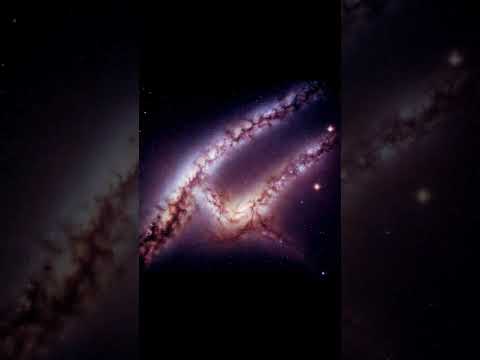 Cosmic Collision: Andromeda and Milky Way in Celestial Clash