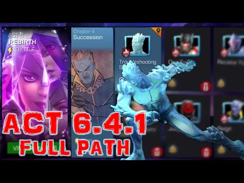 MCOC: ACT 6.4.1 TROUBLESHOOTING STAR BOSS ICEMAN (FULL PATH)