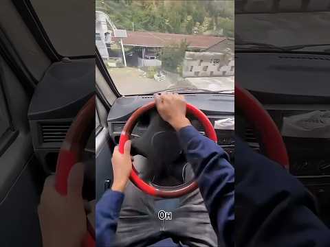 Он всех удивил, научившись водить машину.