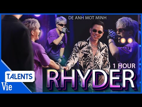 ĐỂ ANH MỘT MÌNH - 1HOUR - RHYDER rap melodic cực cuốn nghe mãi không chán | Rap Việt Audio Playlist
