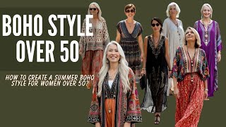 Boho Chic: Effortless Summer Outfits for Women Over 50 🌼✨