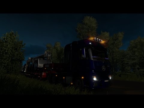 [ETS2] Saint-Alban-du-Rhône → Clermont-Ferrand ∟ Autojeřáb (1.27.1.63s)