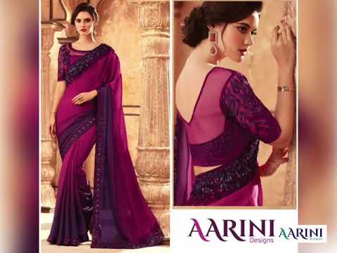 Designer sarees.... with beautiful Bollywood song...