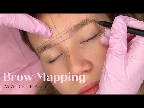 BROW MAPPING | quick and easy brow mapping tutorial.