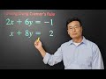 Part 1 Solving Using Matrices And Cramer S Rule