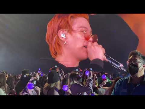 BTS - Ending Ment 3 Suga & V [Fancam] PTD in LA Day 2 20211128