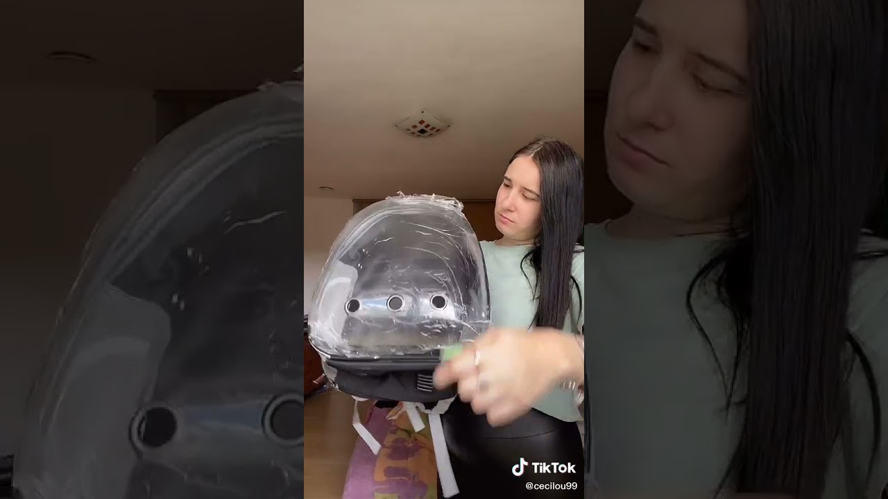 Je vous présente mon sac à dos à chat 😻 fyp  pourtoi  aliexpress  chat  cat  sacados  unboxing  bon
