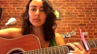 Karen O - NYC Baby (Crush Songs) Acoustic Guitar Cover by Amalia Miller with chords & lyrics