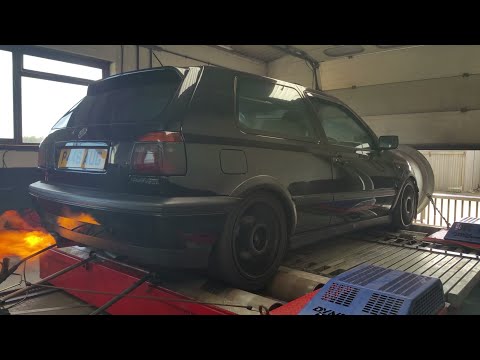 Volvo T5 Golf AWD Dyno 670hp - 5 Cylinder Engine Swap