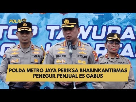 POLDA METRO JAYA PERIKSA BHABINKAMTIBMAS PENEGUR PENJUAL ES GABUS