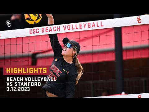 Beach Volleyball - USC 5, Stanford 0: Highlights (3/12/23)