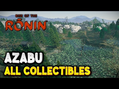 Rise of the Ronin AZABU All Collectible Locations (Chests, Shrines, Fugitives...)