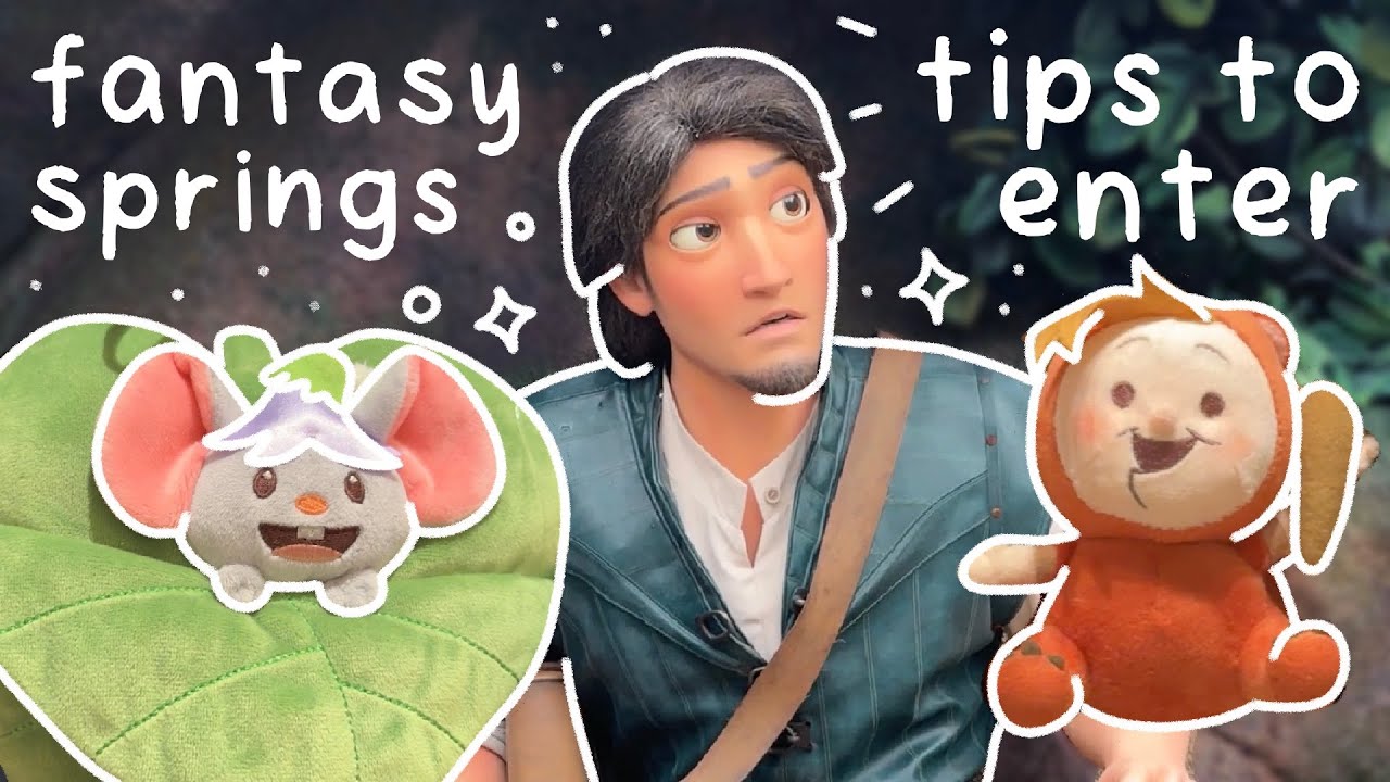 fantasy springs food & merch tour ♡ japan vlog 2024 ♡ tips on how to enter! ファンタジースプリングス　スニーク