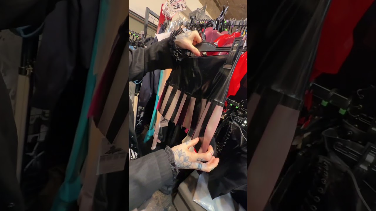 Latex Fashion shopping in Tokyo! #japan #latex