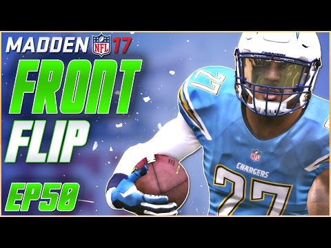 DOING A FRONT FLIP! MADDEN 17 CAREER MODE RB | SEASON 6