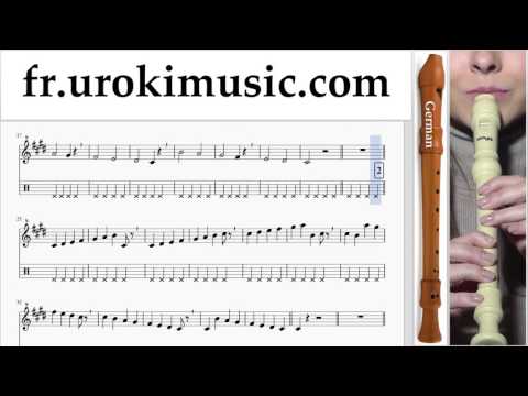 Cours de Flute à bec (G.) Charlie Puth & Selena Gomez - We Don't Talk Anymore Partie#1 um-829