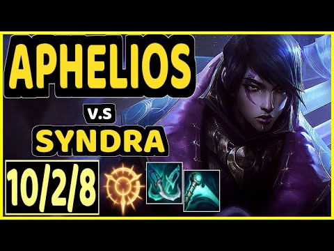 FINN (APHELIOS) vs SYNDRA - 10/2/8 KDA BOTTOM ADC CHALLENGER GAMEPLAY - EUW