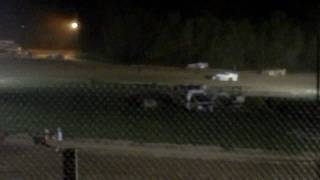 preview picture of video 'Joe King late model 2nd half feature race Lucky 7 Speedway 8/07/2010'