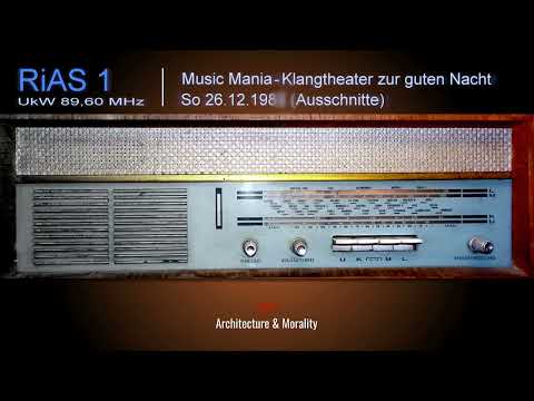 RIAS Berlin - Music Mania - Lange Nacht (Ausschnitte) vom 26.12.1981