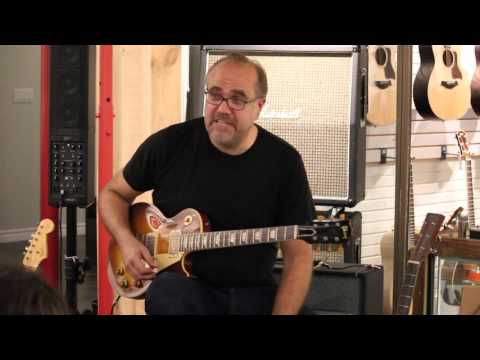 Greg Koch plays a real 1959 Gibson Les Paul at The Guitar Shop in Mississauga Ontario Canada